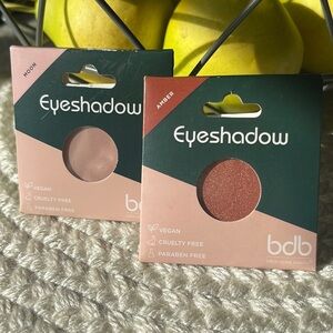 Billion Dollar Beauty Matte & Shimmer Eyeshadow Pan Set Shade Moon & Amber bdb